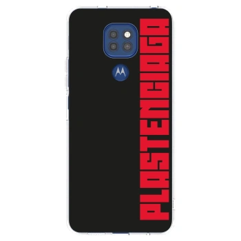 Picasee Motorola Moto G9 Play Hülle - Transparentes Silikon - Plastenciaga