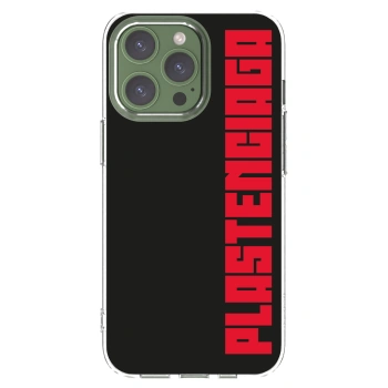 Picasee Apple iPhone 13 Pro Hülle - Transparentes Silikon - Plastenciaga