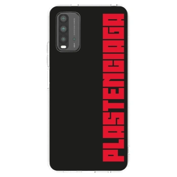 Picasee Xiaomi Redmi 9T Hülle - Schwarzes Silikon - Plastenciaga