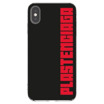 Picasee Apple iPhone XS Max Hülle - Transparentes Silikon - Plastenciaga