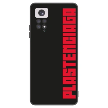Picasee Xiaomi Redmi Note 11 Hülle - Schwarzes Silikon - Plastenciaga