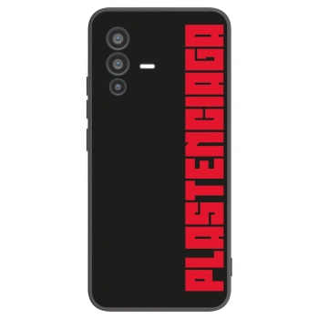 Picasee Vivo V23 5G Hülle - Schwarzes Silikon - Plastenciaga