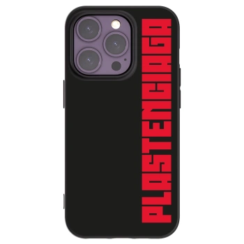 Picasee Apple iPhone 14 Pro Hülle - Schwarzes Silikon - Plastenciaga