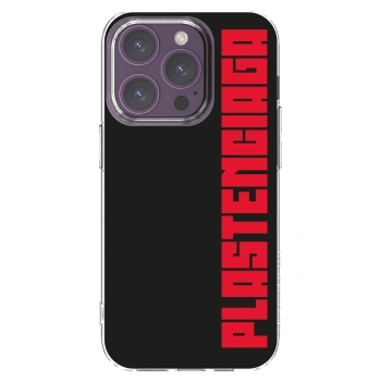 Picasee Apple iPhone 14 Pro Hülle - Transparentes Silikon - Plastenciaga