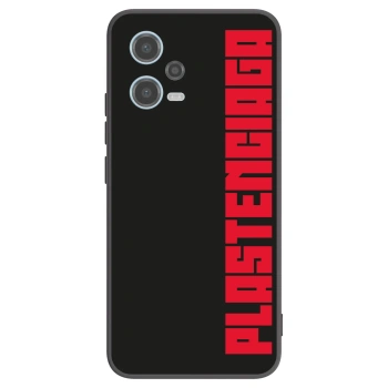 Picasee Xiaomi Redmi Note 12 5G Hülle - Schwarzes Silikon - Plastenciaga