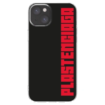 Picasee Apple iPhone 15 Plus Hülle - Transparentes Silikon - Plastenciaga