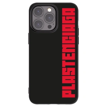 Picasee Apple iPhone 15 Pro Max Hülle - Schwarzes Silikon - Plastenciaga