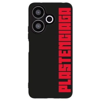 Picasee Xiaomi Redmi 13 4G Hülle - Schwarzes Silikon - Plastenciaga