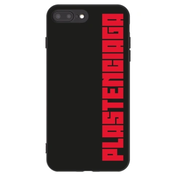 Picasee Apple iPhone 8 Plus Hülle - Schwarzes Silikon - Plastenciaga