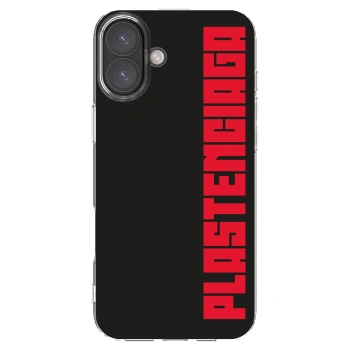 Picasee Apple iPhone 16 Plus Hülle - Transparentes Silikon - Plastenciaga