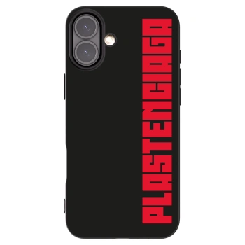 Picasee Apple iPhone 16 Plus Hülle - Schwarzes Silikon - Plastenciaga