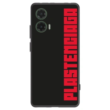 Picasee Motorola Moto G35 5G Hülle - Schwarzes Silikon - Plastenciaga