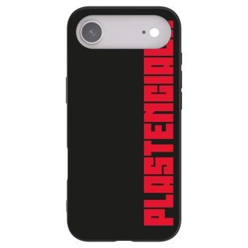 Picasee Apple iPhone Air Hülle - Schwarzes Silikon - Plastenciaga