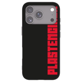 Picasee Apple iPhone 17 Pro Hülle - Schwarzes Silikon - Plastenciaga