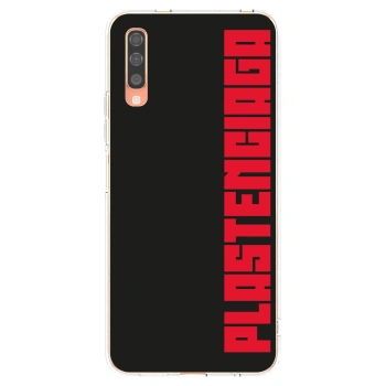 Picasee Samsung Galaxy A70 A705F Hülle - Transparentes Silikon - Plastenciaga