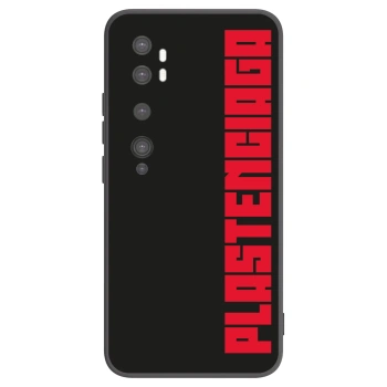 Picasee Xiaomi Mi Note 10 (Pro) Hülle - Schwarzes Silikon - Plastenciaga