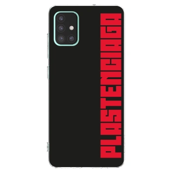 Picasee Samsung Galaxy A51 A515F Hülle - Transparentes Silikon - Plastenciaga
