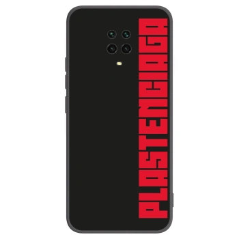 Picasee Xiaomi Redmi Note 9S Hülle - Schwarzes Silikon - Plastenciaga