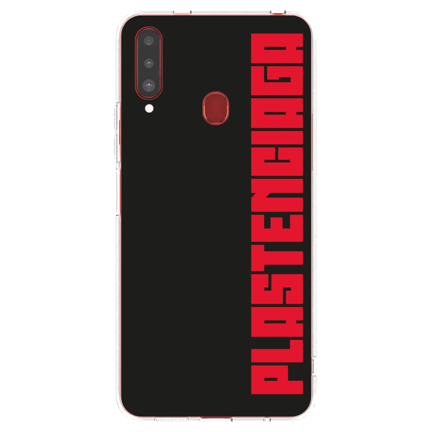 Picasee Samsung Galaxy A20s Hülle - Transparentes Silikon - Plastenciaga