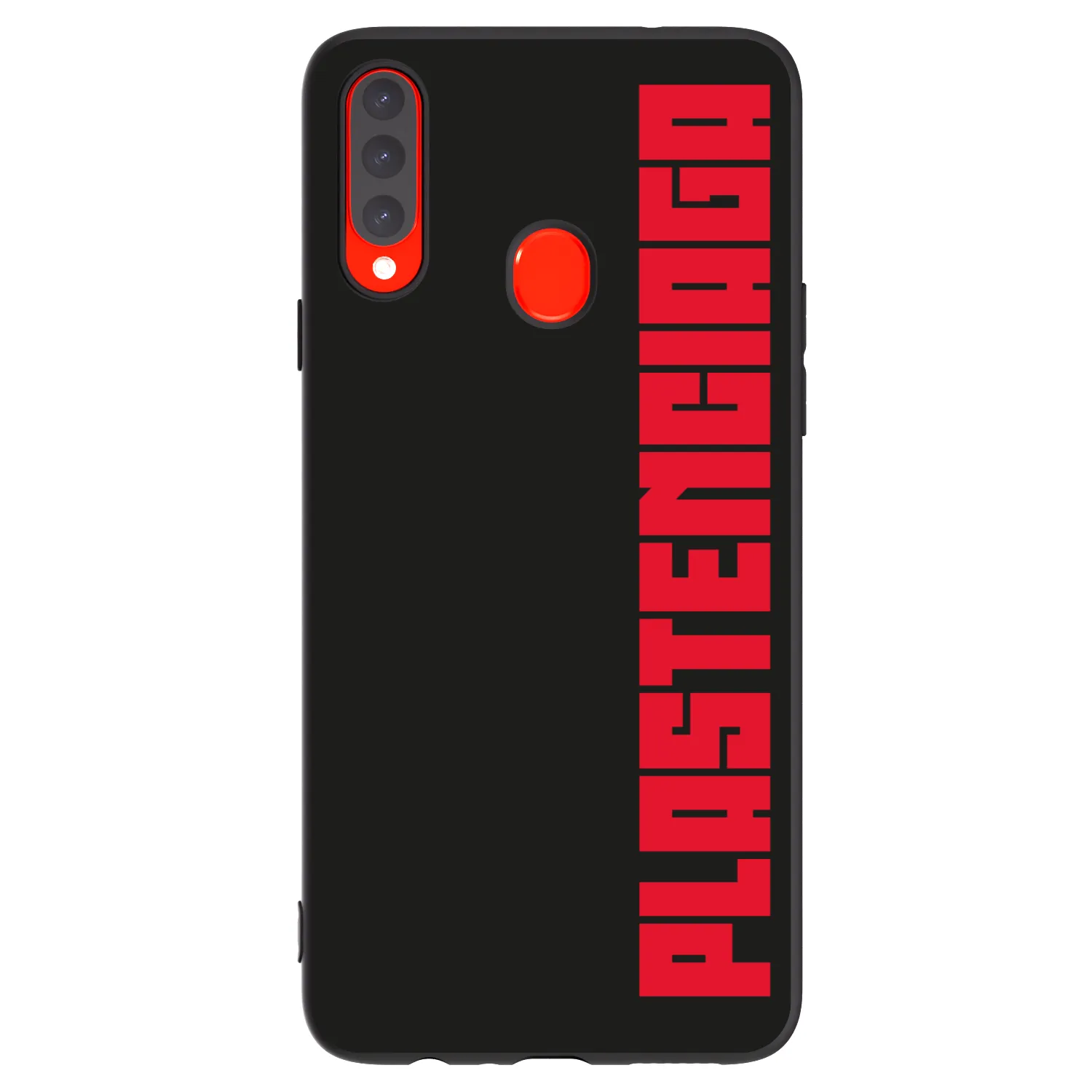 Picasee Samsung Galaxy A20s Hülle - Schwarzes Silikon - Plastenciaga