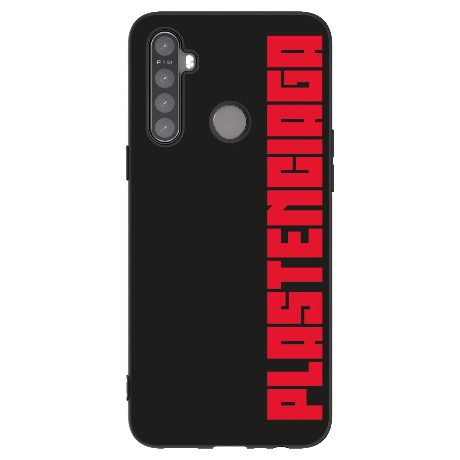 Picasee Realme 5 Hülle - Schwarzes Silikon - Plastenciaga