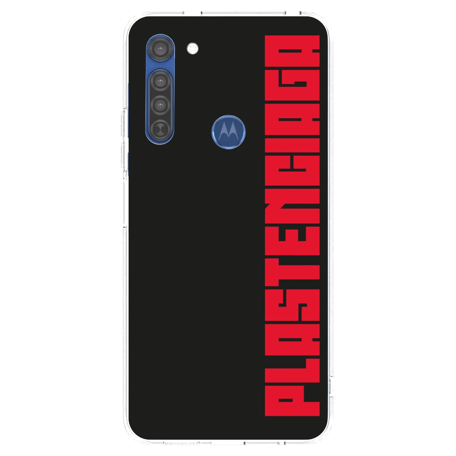 Picasee Motorola Moto G8 Hülle - Transparentes Silikon - Plastenciaga