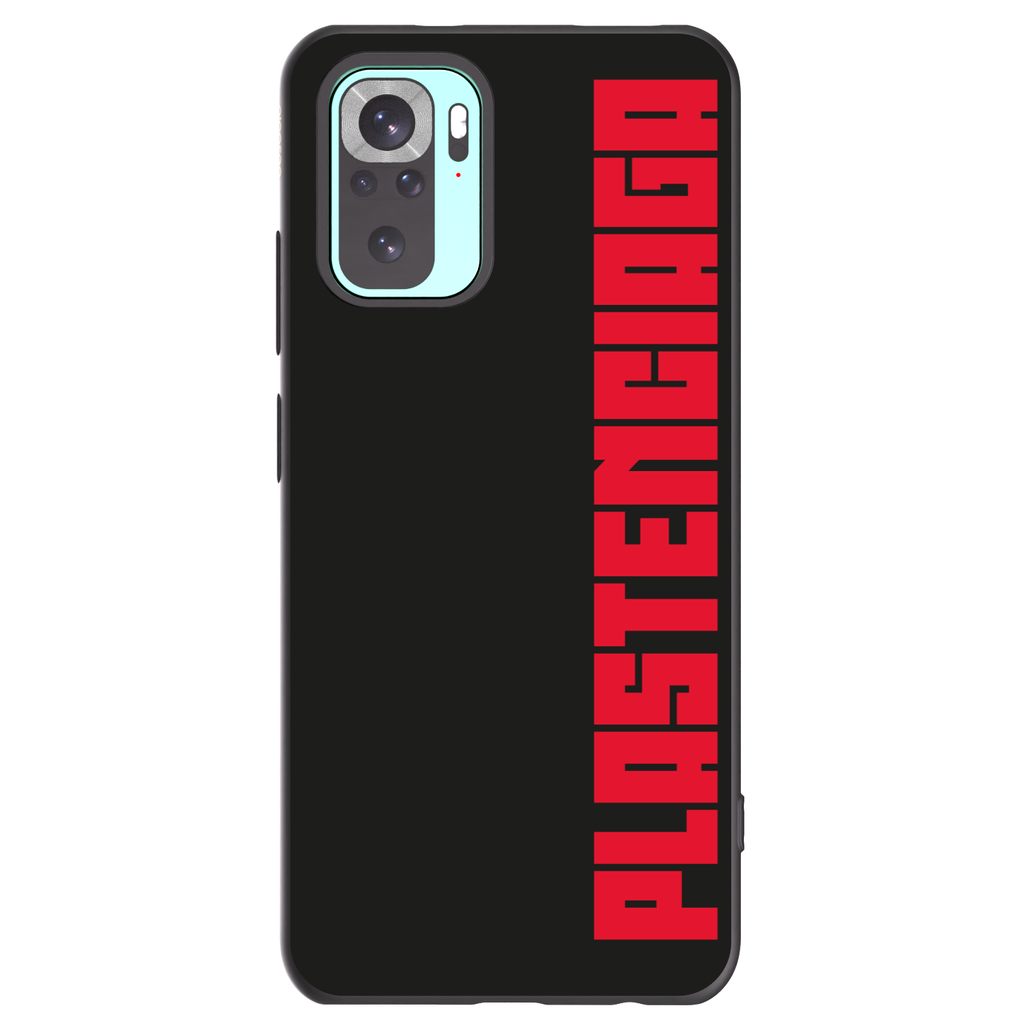 Picasee Xiaomi Redmi Note 10 Pro Hülle - Schwarzes Silikon - Plastenciaga