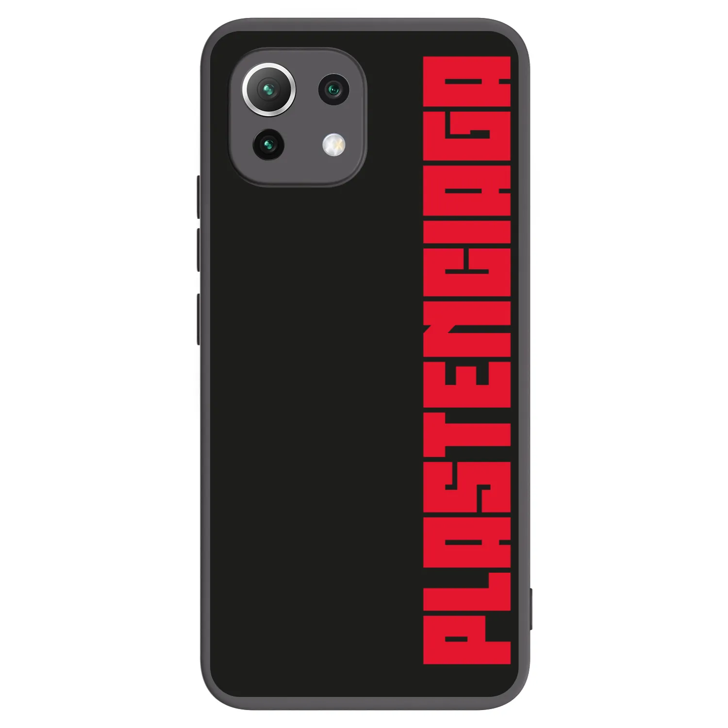 Picasee Xiaomi Mi 11 Lite Hülle - Schwarzes Silikon - Plastenciaga