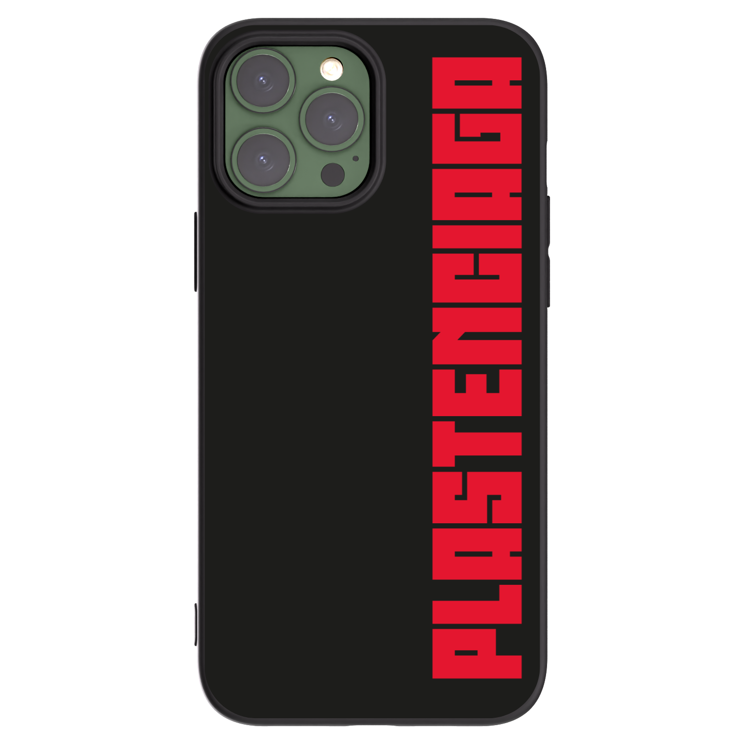 Picasee Apple iPhone 13 Pro Max Hülle - Schwarzes Silikon - Plastenciaga