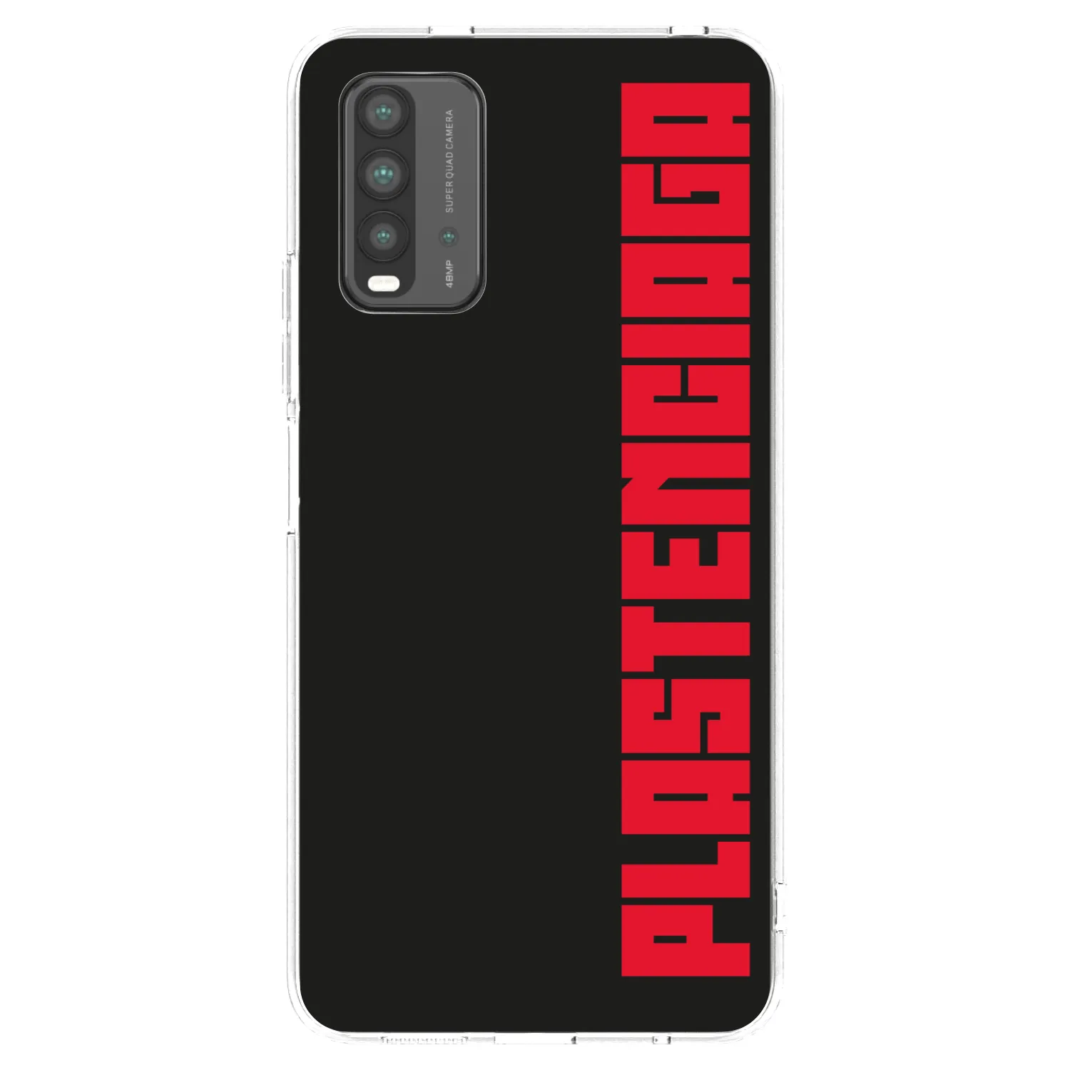 Picasee Xiaomi Redmi 9T Hülle - Schwarzes Silikon - Plastenciaga