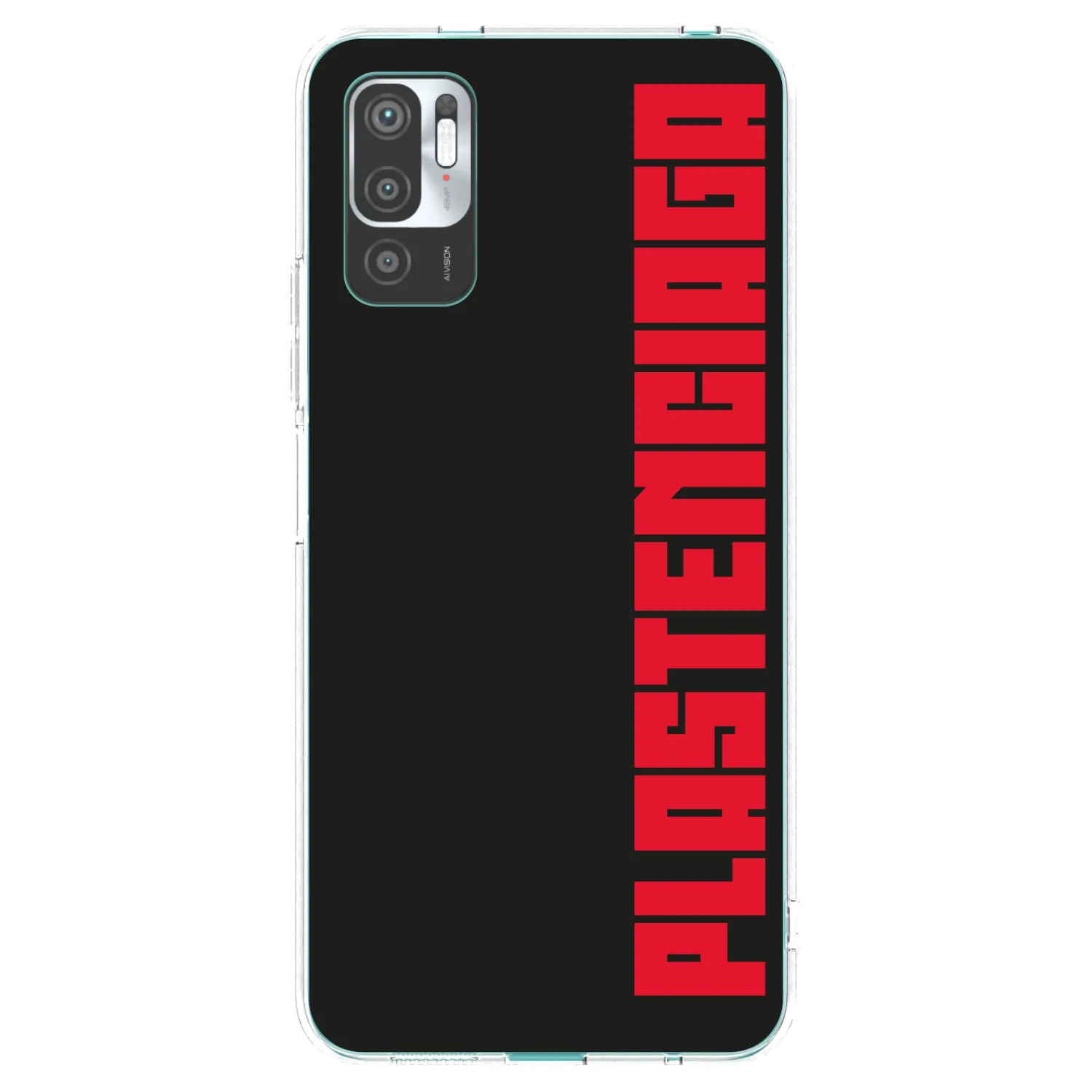 Picasee Xiaomi Redmi Note 10 5G Hülle - Transparentes Silikon - Plastenciaga
