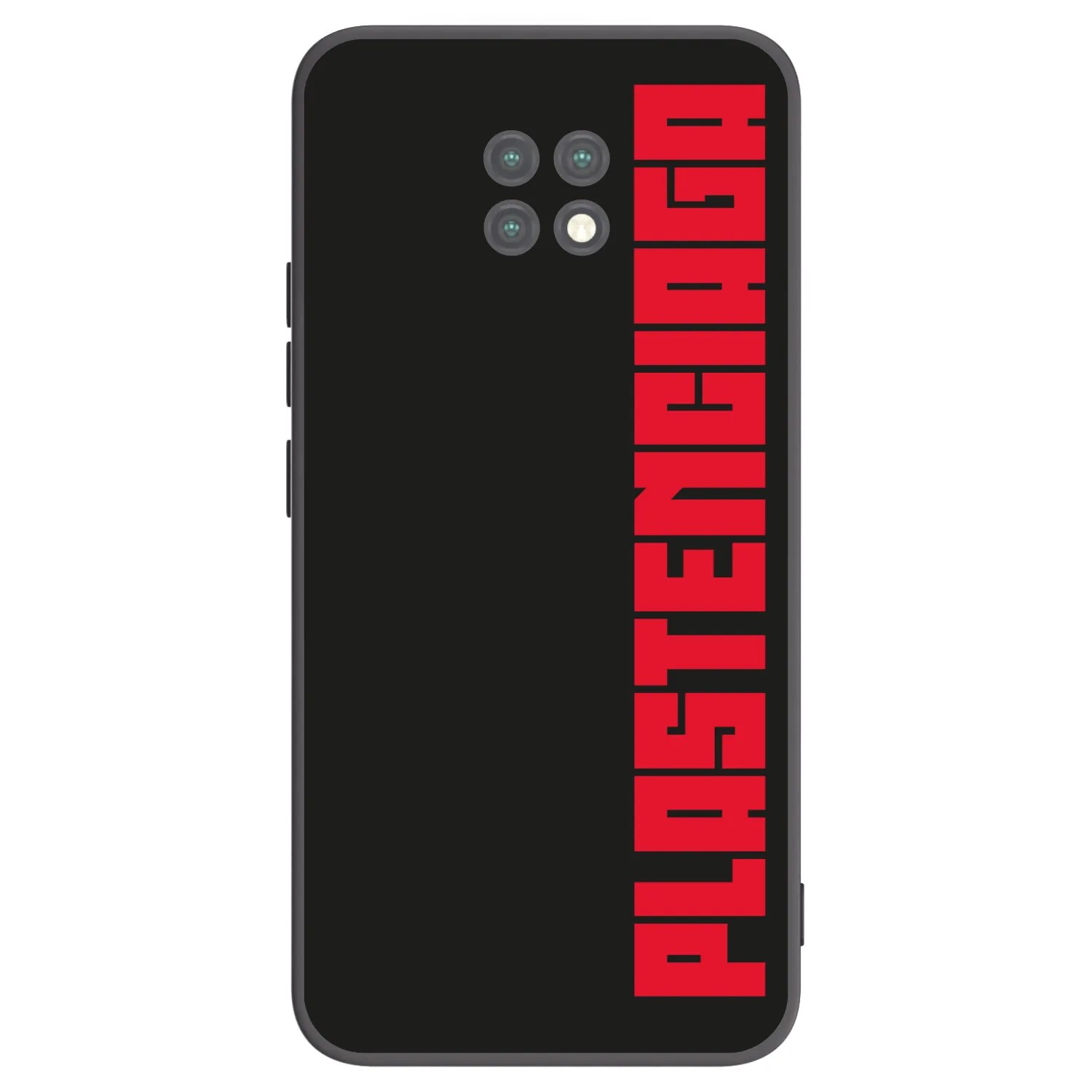 Picasee Xiaomi Redmi Note 9T Hülle - Schwarzes Silikon - Plastenciaga