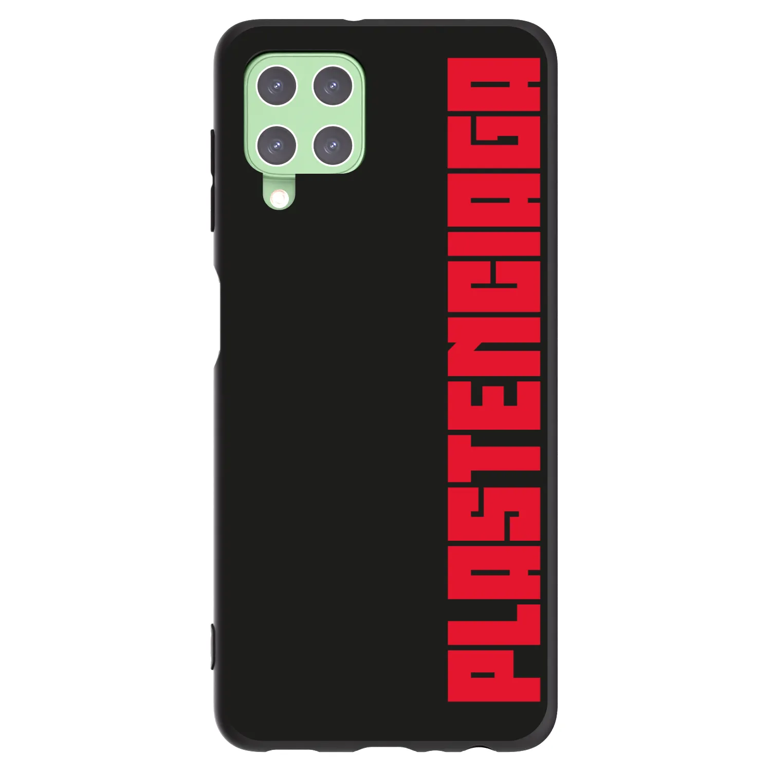 Picasee Samsung Galaxy A22 A225F 4G Hülle - Schwarzes Silikon - Plastenciaga