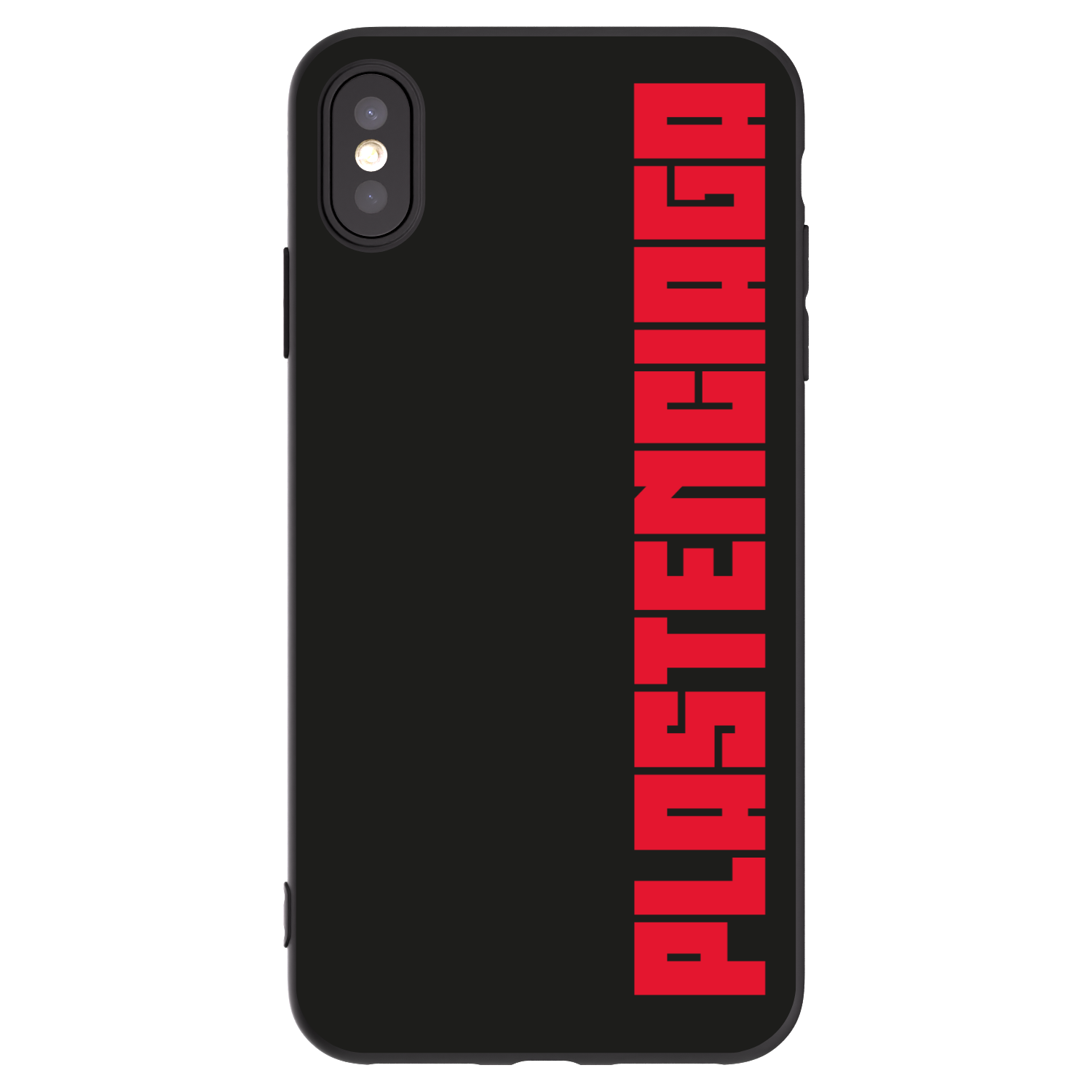 Picasee Apple iPhone XS Max Hülle - Schwarzes Silikon - Plastenciaga