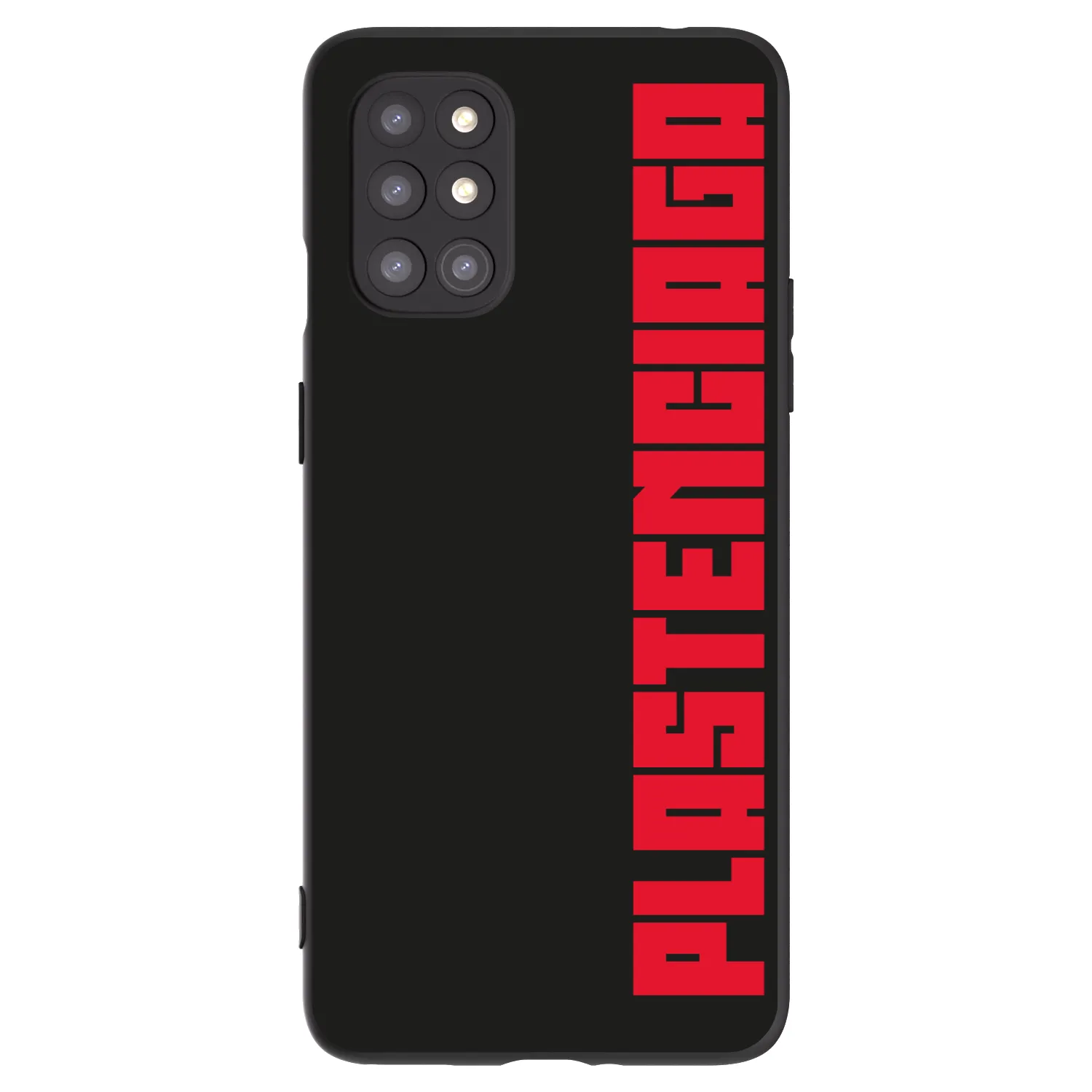 Picasee OnePlus 8T Hülle - Schwarzes Silikon - Plastenciaga