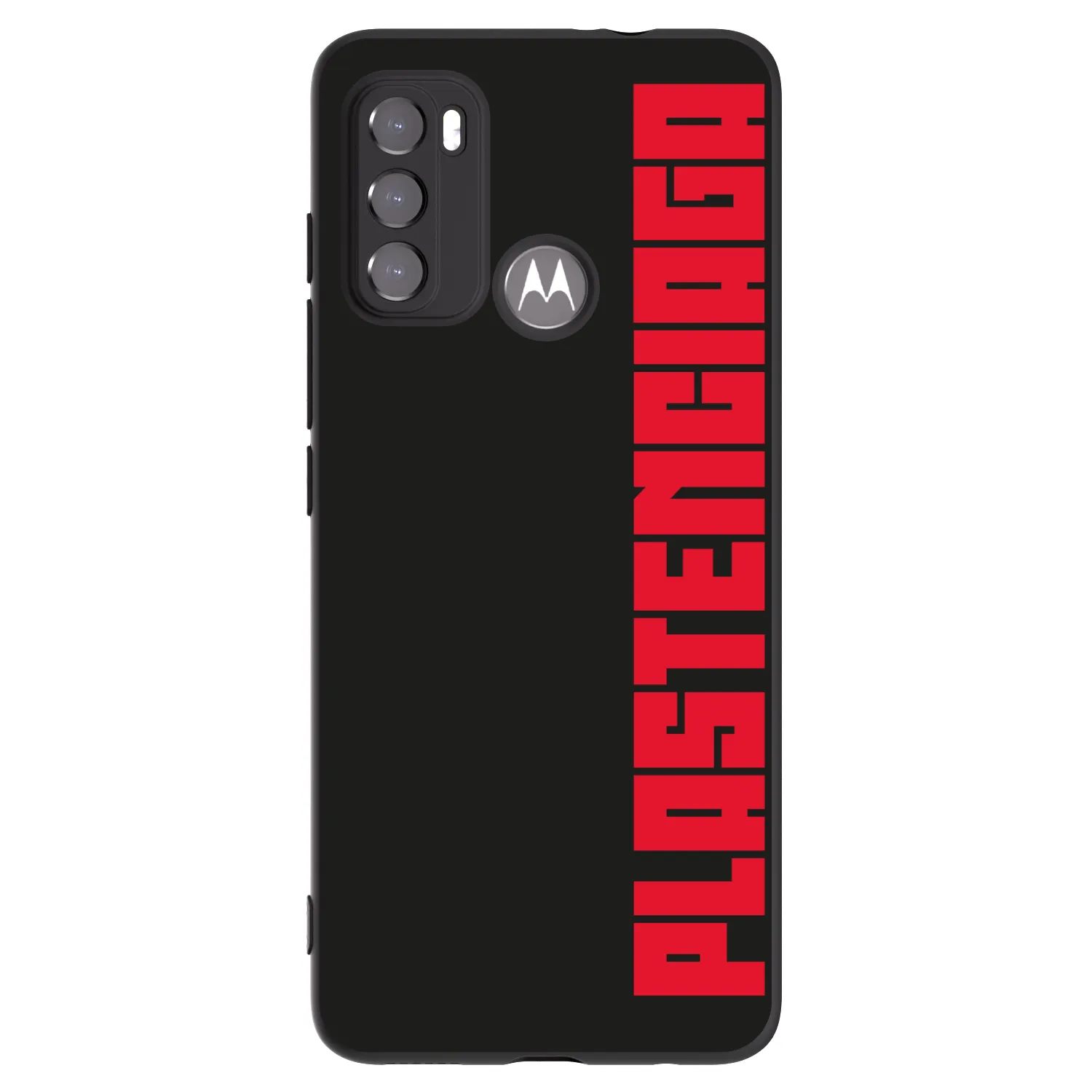 Picasee Motorola Moto G60 Hülle - Schwarzes Silikon - Plastenciaga