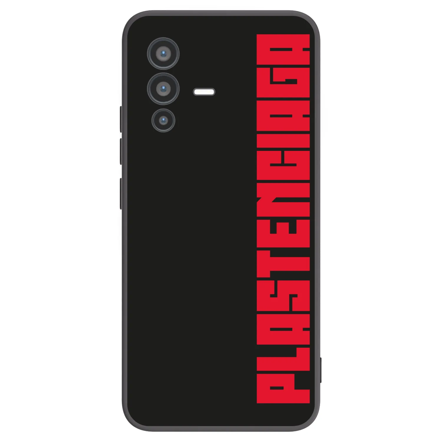 Picasee Vivo V23 5G Hülle - Schwarzes Silikon - Plastenciaga