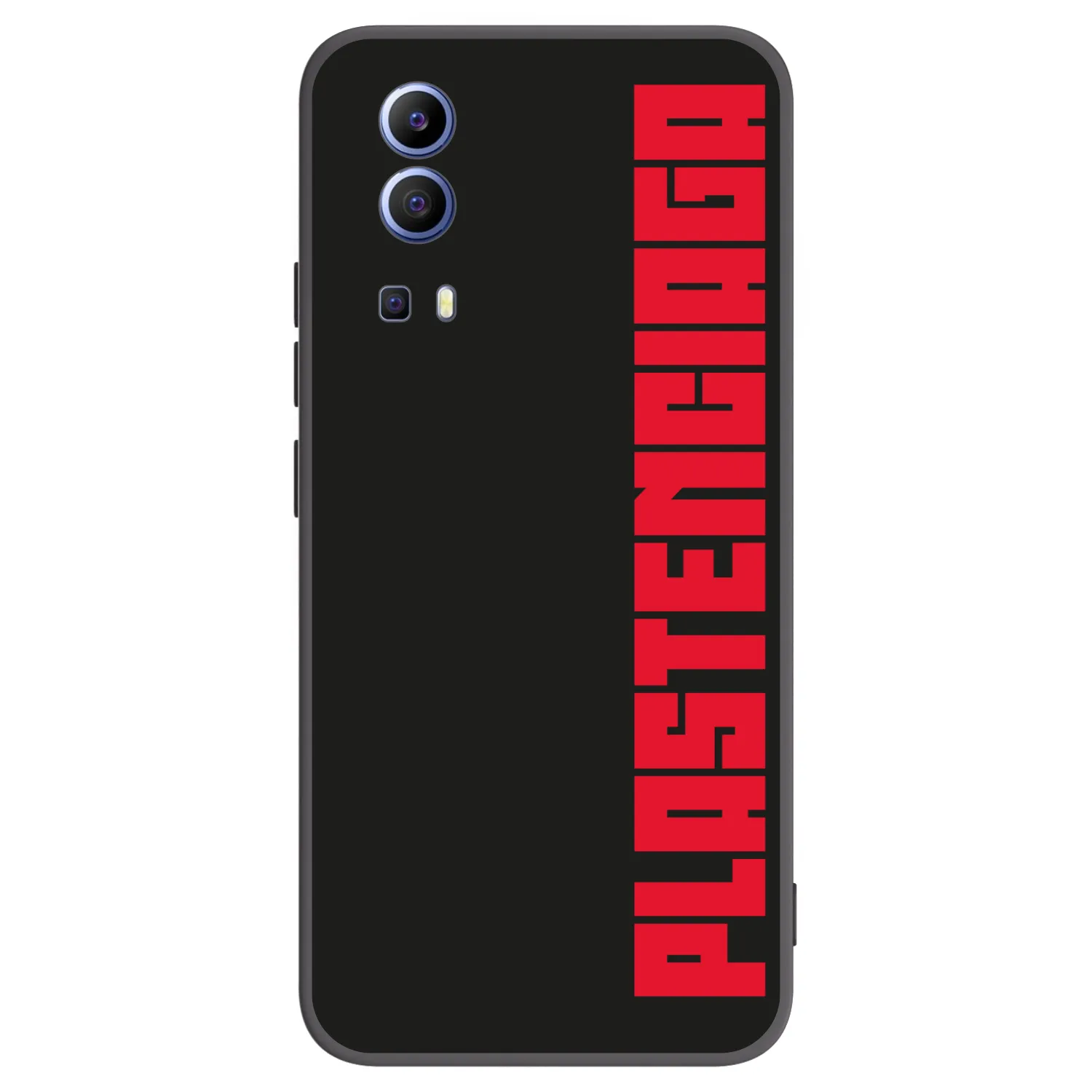 Picasee Vivo Y52 5G Hülle - Schwarzes Silikon - Plastenciaga