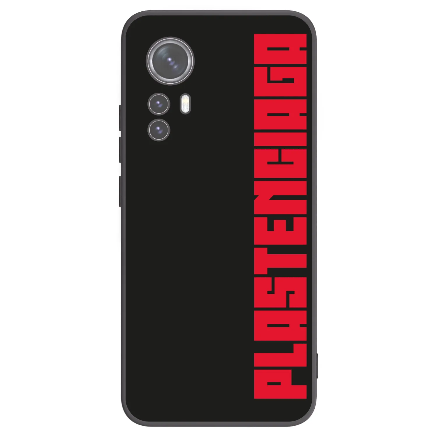 Picasee Xiaomi 12X Hülle - Schwarzes Silikon - Plastenciaga