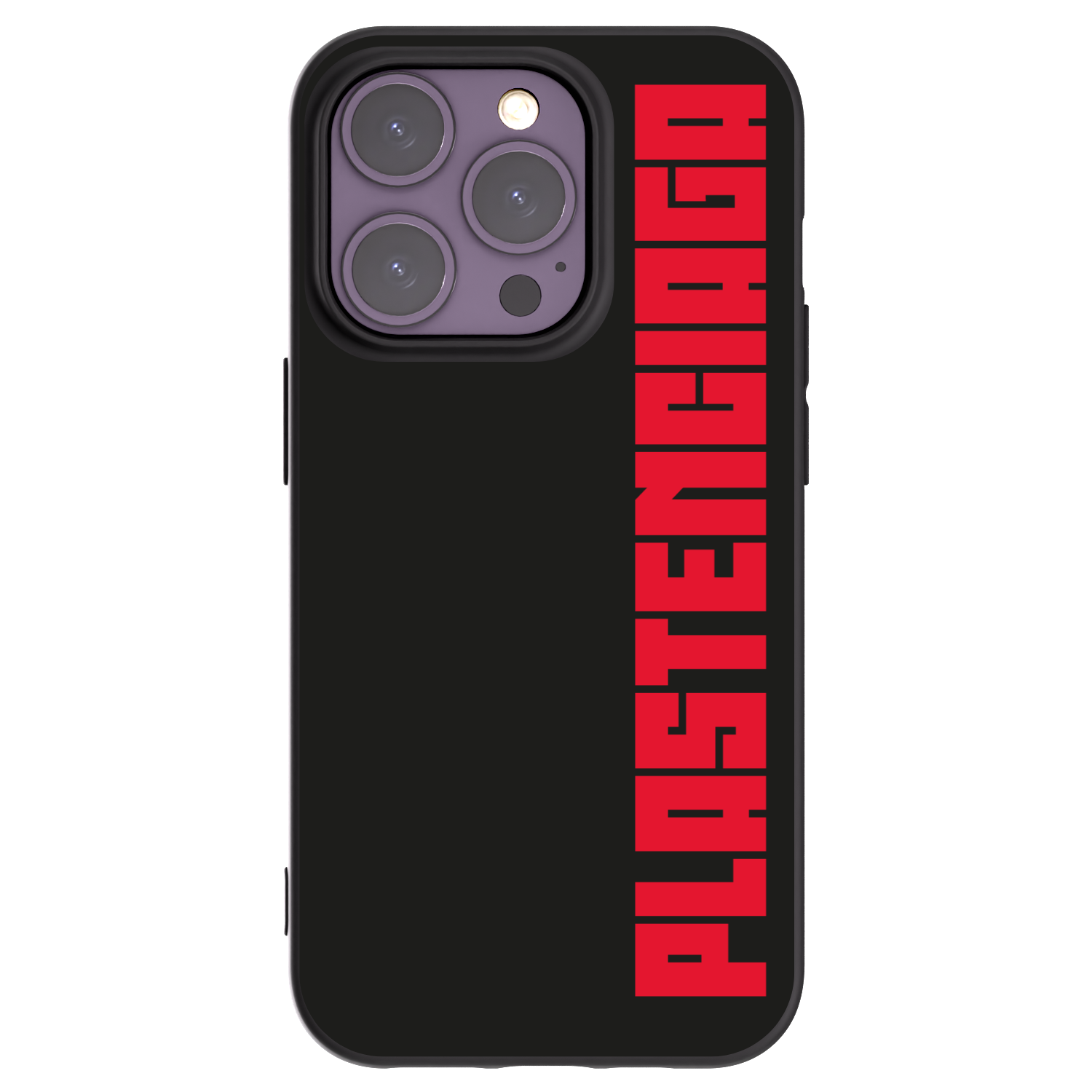 Picasee Apple iPhone 14 Pro Hülle - Schwarzes Silikon - Plastenciaga