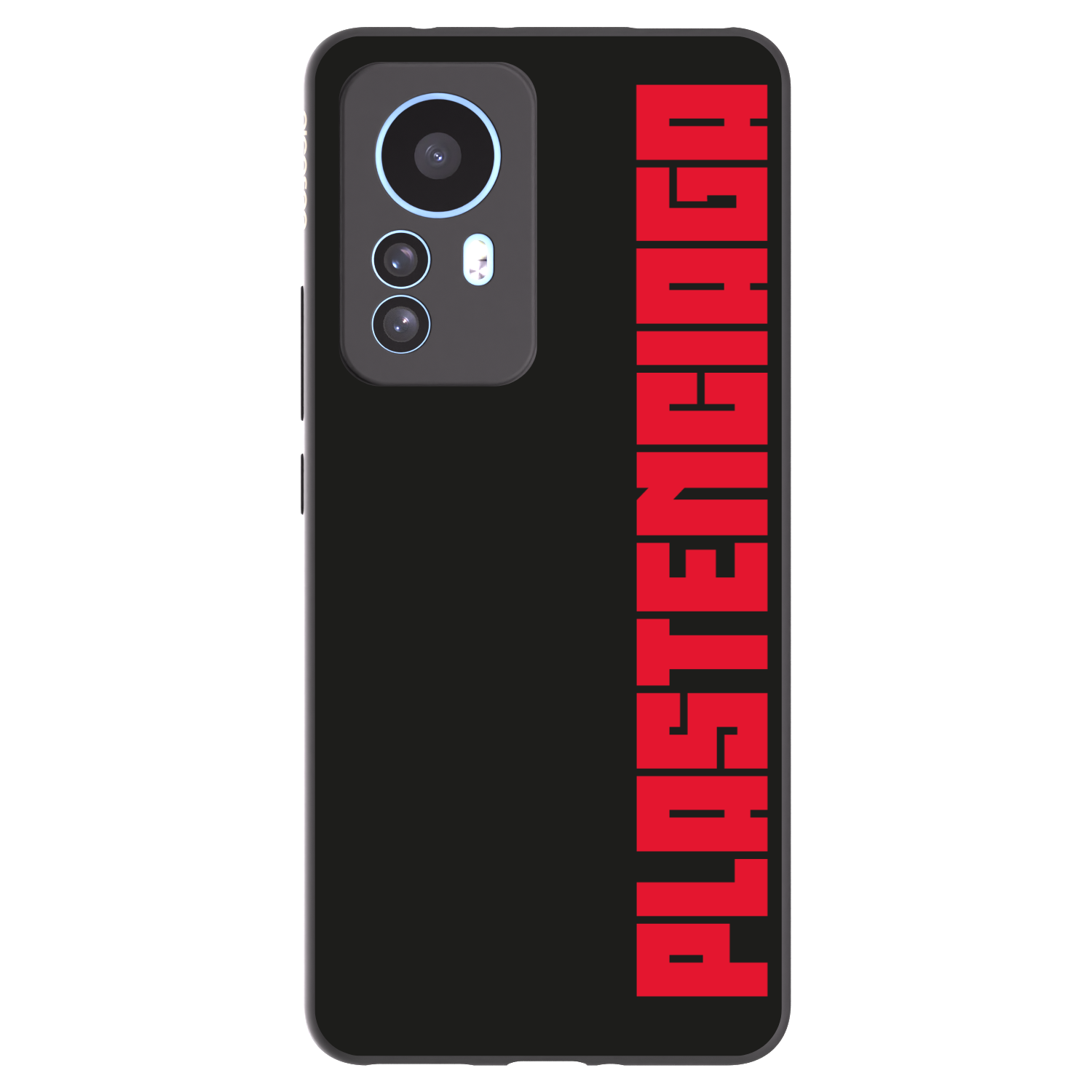 Picasee Xiaomi 12T Hülle - Schwarzes Silikon - Plastenciaga