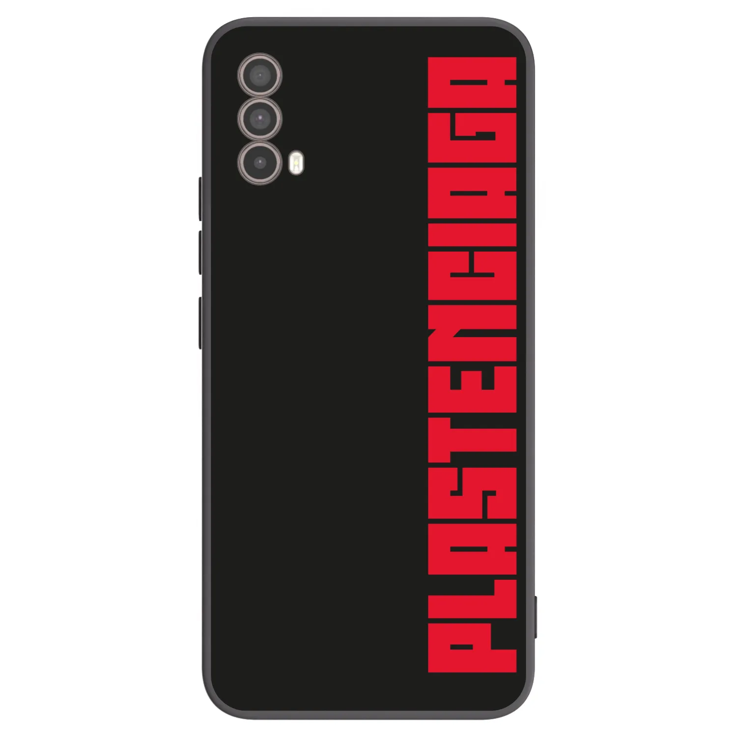 Picasee Motorola Moto E40 Hülle - Schwarzes Silikon - Plastenciaga