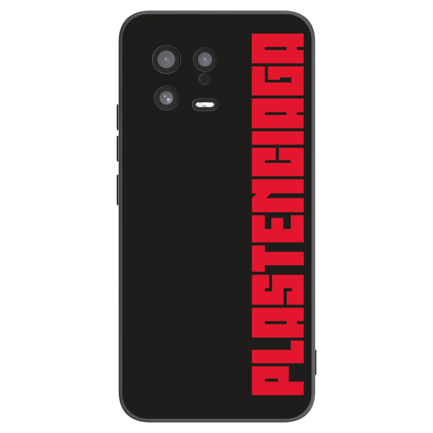 Picasee Xiaomi 13 Hülle - Schwarzes Silikon - Plastenciaga