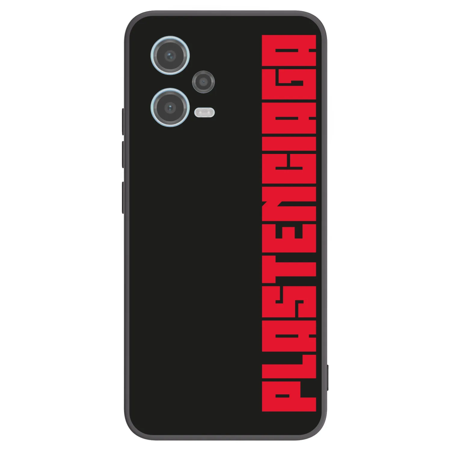 Picasee Xiaomi Redmi Note 12 5G Hülle - Schwarzes Silikon - Plastenciaga