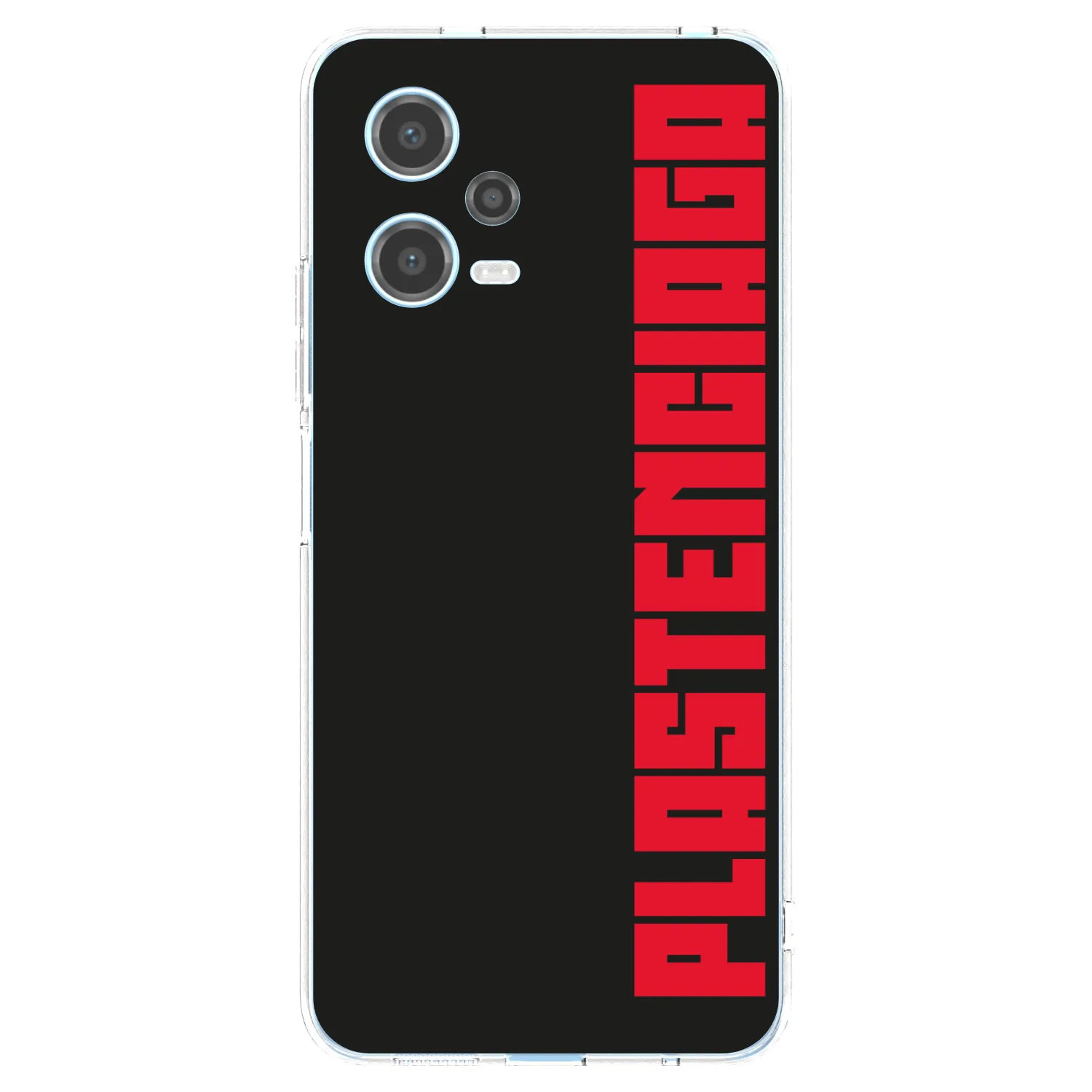 Picasee Xiaomi Redmi Note 12 5G Hülle - Transparentes Silikon - Plastenciaga
