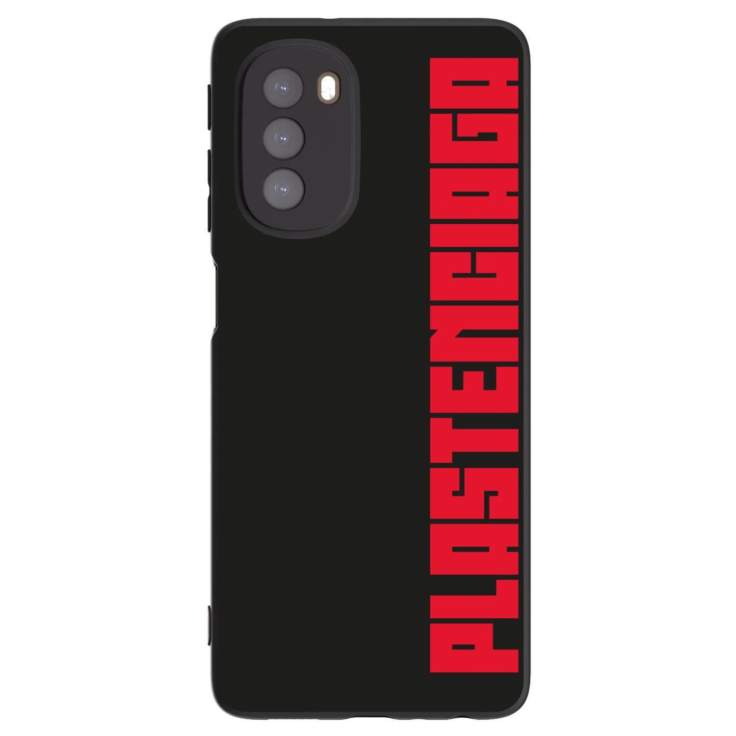 Picasee Motorola Moto G51 Hülle - Schwarzes Silikon - Plastenciaga