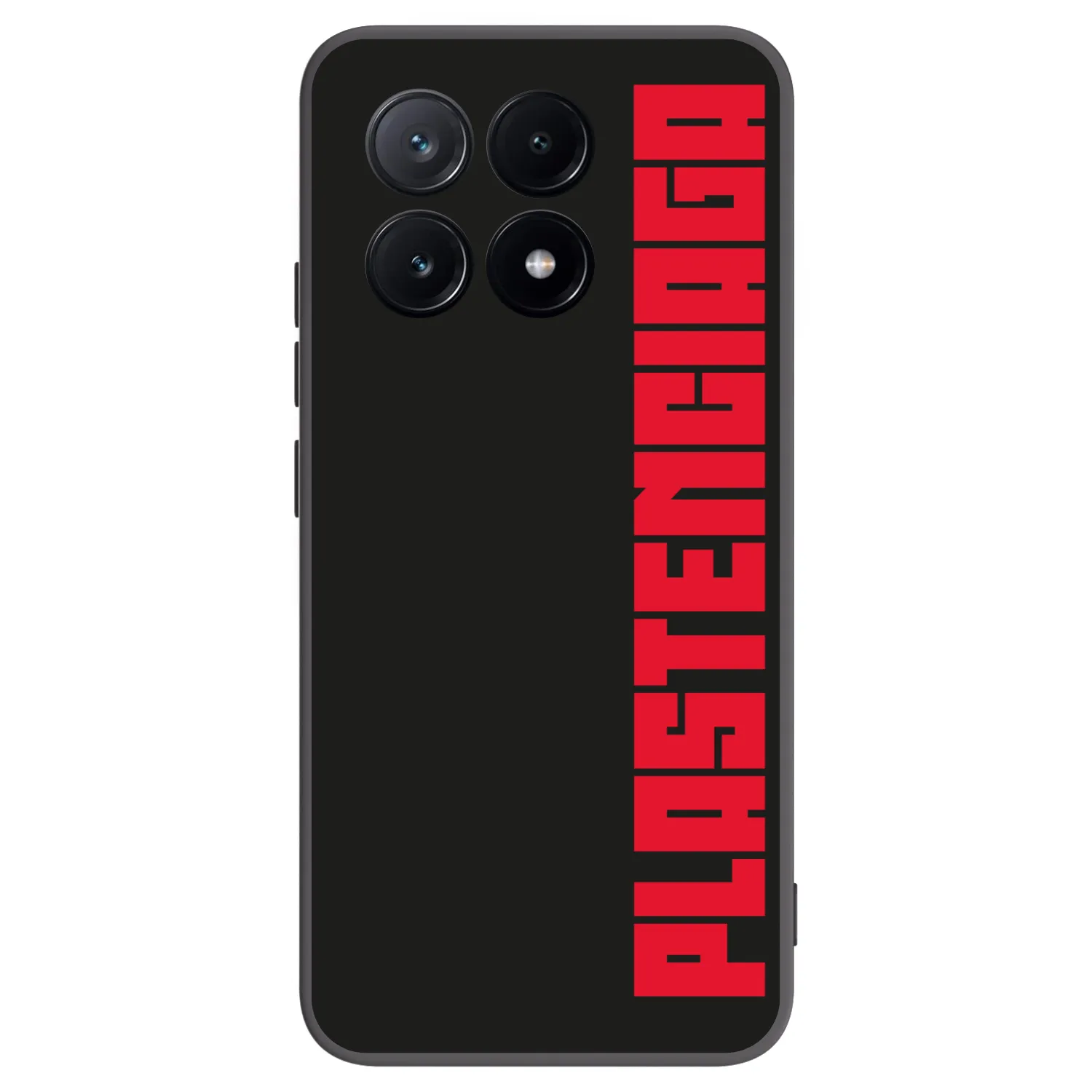 Picasee Xiaomi Poco X6 Pro Hülle - Schwarzes Silikon - Plastenciaga