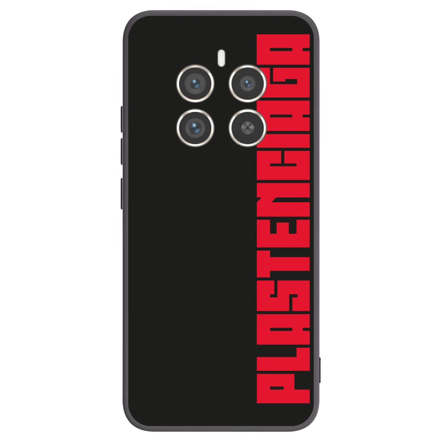 Picasee Realme 12 Pro 5G Hülle - Schwarzes Silikon - Plastenciaga