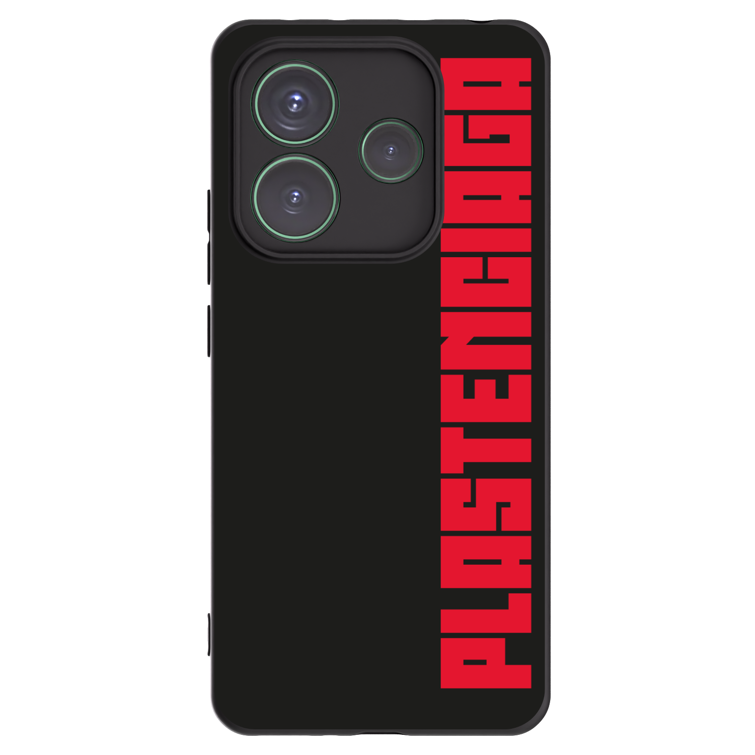 Picasee Xiaomi Redmi Note 14 5G Hülle - Schwarzes Silikon - Plastenciaga