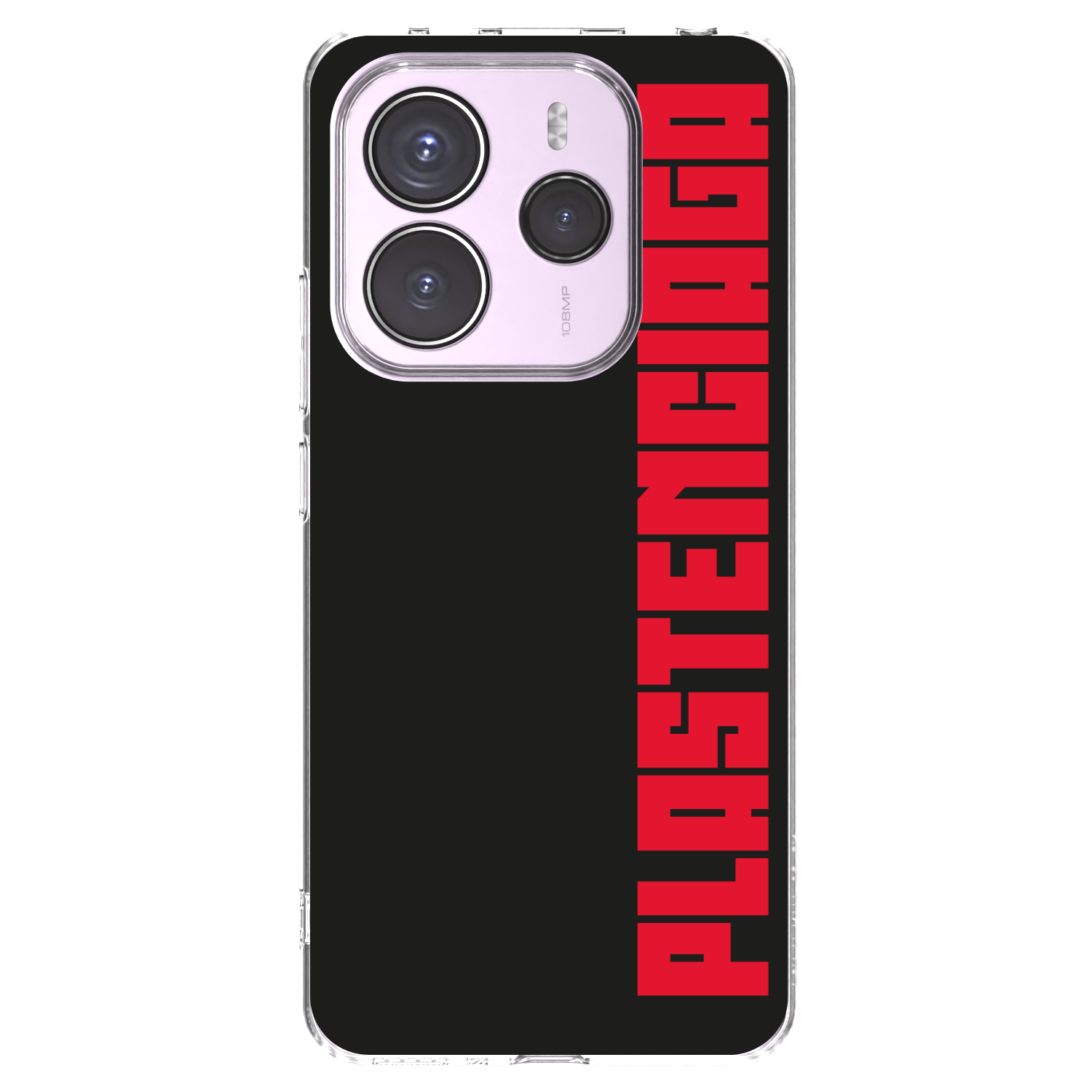 Picasee Xiaomi Redmi Note 14 5G Hülle - Transparentes Silikon - Plastenciaga
